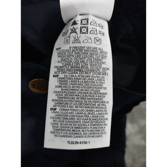 5.11 Tactical Pants Mens 32x34 Navy Blue Taclite Pro Ripstop Cargo Military - Picture 9 of 11